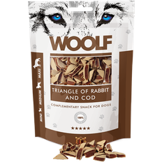 Woolf Animali domestici Woolf Triangolini Snack Per Cani - Triangolini Di Coniglio E Merluzzo