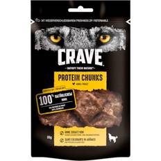 Crave Animaux de compagnie Crave Protein Chunks hundesnack Sparepakke: 6