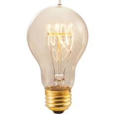 Bulbrite Incandescent A19 40 Watt Nostalgic Edison Quad Loop-style Light Bulb, Amber Glass, 4/Pack(861385)