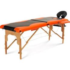 Massage bed Bodyfit 2 segment two-color black-orange massage bed