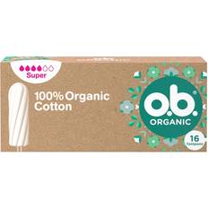O.b. Organic Super Unscented 16-pak