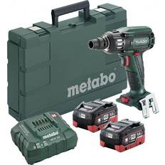 Metabo Impact Wrenches Metabo 18V 1/2 In. Sq. Brushless Impact Wrench Kit 2x 5.5Ah LiHD By International Tool