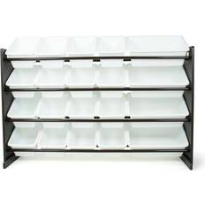 "Humble Crew Espresso 31.5""H Engineered Wood Extra Large Toy Storage Organizer