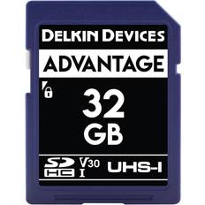 Delkin Advantage 32GB UHS-I Class 10 U3 V30 SDHC 633x Memory Card