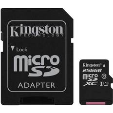 Kingston canvas select plus Kingston 256 GB micSDXC Canvas Select Plus 100R A1 C10-kort ADP (SDCS2/256GBCR)