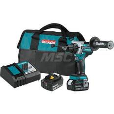 Makita hammer drill cordless Makita 18V 5.0 Ah Lithium-Ion Brushless Cordless 1/2 in. Hammer Driver Drill Kit