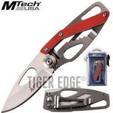 MTECH Folding Knife Ultra-Slim Low Profile Utility Blade + Case