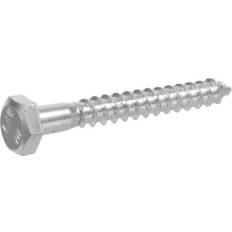 Hillman 1/4 X 2-1/2 L Hex Zinc-Plated Steel Lag Screw 100