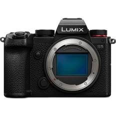 Digital Cameras Panasonic Lumix DC-S5 Mirrorless Camera with 85mm f/1.8 L-Mount Lens