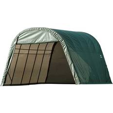 ShelterLogic 12' 28' Round Style Shelter Green Canopy/Car