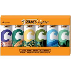 Lighters Bic Ecolutions Pocket Lighter 6-Pack of Ecofriendly Candle Lighters 100% Recycled Packaging 55% Recycled Metal 30% Carbon Offset