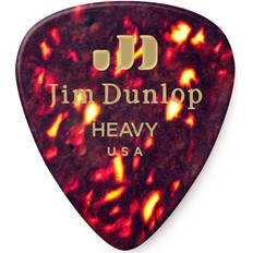 Dunlop Celluloid Guitar Picks, Heavy, Shell, 12-Pack