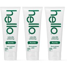 Tea tree Hello Naturally Whitening Fluoride Toothpaste, Natural Peppermint Flavor Tea Tree