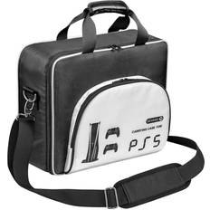 Gaming Bags & Cases DEVASO PS5 Carrying Case, Travel Case for Playstation 5 Console and PS5 Disk/Digital Edition, Bag