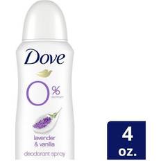 Dove aluminum free deodorant Dove 0% Aluminum Deodorant Spray Lavender & Vanilla Free 4 Oz