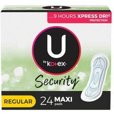 Menstrual Pads U by Kotex Clean & Secure Ultra Thin Pads Regular 24-pack