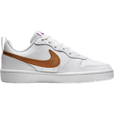 Nike Court Borough Low 2 SE GS - White/Vivid Purple/Metallic Copper