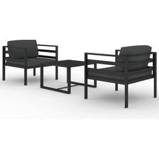 vidaXL 3107780 Loungeset, 1 Bord inkl. 2 Stolar