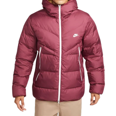 Quiltade jackor - Röda Nike Men's Primaloft Sportswear Storm-FIT Windrunner Jacket- Dark Beetroot/Dark Beetroot/Sail