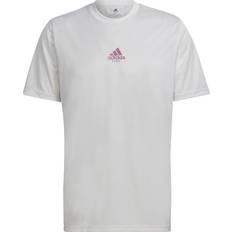 Gul - Herre - Træningstøj T-shirts adidas Padel Graphic Tee - Hvid