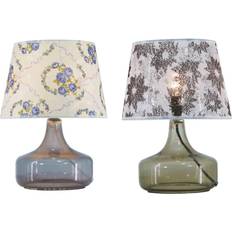Dkd Home Decor Virágok Bordslampa 38cm 2st