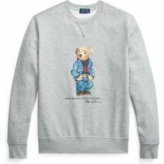 Polo bear sweatshirt Polo Ralph Lauren Printed Denim Bear Sweatshirt - Grey