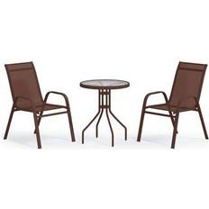 vidaXL 318774 Bistro Set, 1 Table incl. 2 Chairs