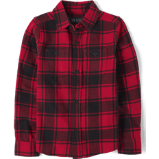 The Children's Place Black Shirts The Children's Place Boy's Matching Family Buffalo Plaid Shirt