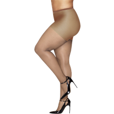 Elastane/Lycra/Spandex - Women Pantyhose Hanes Curves Ultra Sheer Control Top Legwear