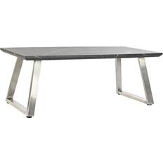 Silver/Chrome Coffee Tables Dkd Home Decor S3033539 Coffee Table 60x120cm