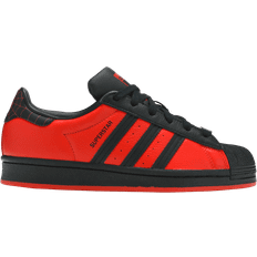 Scarpe per Bambini Adidas Junior Marvel Spider-Man Miles Morales SuperStar - Core Black/Core Black/Red