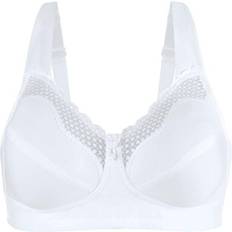 Exquisite Form Fully Cotton Soft Cup Wirefree Bra - White