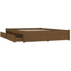 vidaXL Bed Frame with Drawers 31cm 120x200cm