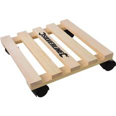 Legno Accessori per vasi Silverline Square Pot Trolley 60kg