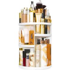 RIO COSMETIC AND BRUSH 360 STORAGE CAROUSEL WHITE CSST