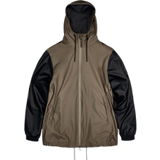 Marrone - Uomo Abbigliamento per la pioggia Rains Storm Breaker Jacket Unisex - Black/Wood