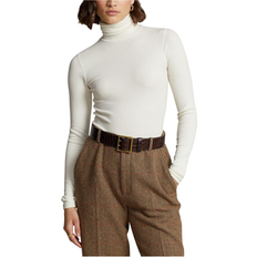 Femme - Marron Vêtements Polo Ralph Lauren Stretch Ribbed Roll Neck