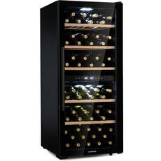 Klarstein Barossa 102 Duo wine refrigerator 102 bottles Black, Transparent