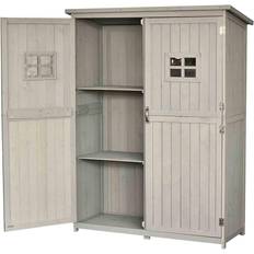 OutSunny Sheds OutSunny Garden Shed Outdoor Storage Unit w/ Asphalt Three (Building Area )