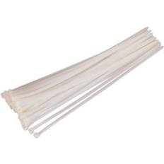 Sealey CT45076P50W Cable Ties 450 x 7.6mm White 50pc