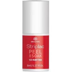 Alessandro, STRIPLAC PEEL OR SOAK RUBY RED -VEGAN