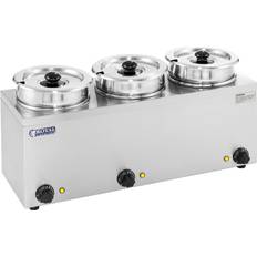 Royal Catering Stazione Elettrica Per Zuppe 3 x 2.75 Litri 450 W RCBM-3/4R