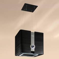 Klarstein Futurelight Smart Free-hanging Extractor hood, Schwarz, Transparent