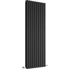 Milano Aruba - Modern Black Vertical Column Double Panel Designer