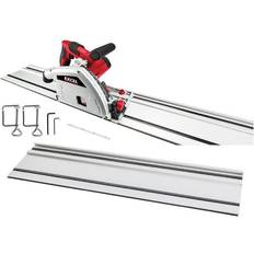 Excel 165mm Plunge Saw Kit 1200W/240V with 2 x 700mm Guide Rail