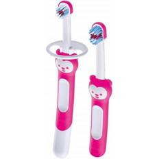 Electric Toothbrushes & Irrigators Mam Learn to brush set Pink