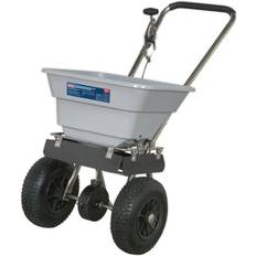 Spreaders Loops Walk Behind Broadcast Spreader 37kg Capacity Hopper Adjustable Feed System