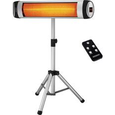 Plata Calentadores de patio Infrared Heater MZH2500 Tripod 2500W 3-Step Timer