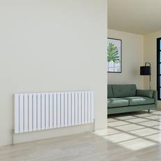 WarmeHaus Karlstad 600 1430mm White Double Panel Horizontal Radiator