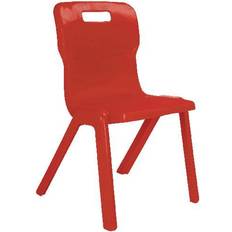 Red Chairs Kid's Room Titan One Piece Classroom Chair 360x320x513mm Red